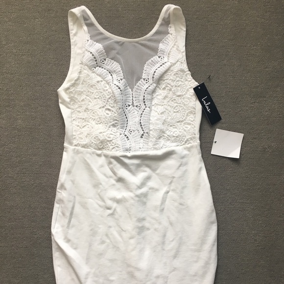 lulus white cocktail dress